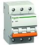 ВЫКЛЮЧАТЕЛЬ АВТОМАТИЧЕСКИЙ ВА63 3P 6A C 4,5 кА, DOMOVOY, SCHNEIDER ELECTRIC 11221 