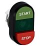 КНОПКА ДВОЙНАЯ КРАСНЫЙ/ЗЕЛЕНЫЙ Б/Ф START/STOP  