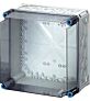 ЯЩИК ПУСТОЙ СЕРЫЙ ТЕРМОПЛАСТ УФ MI 0210 IP65 101 ММ (300Х300Х214 ММ) HENSEL 2000002