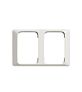 РАМКА 2-Х ПОСТОВАЯ, СЕРИЯ JUSSI 2522-100, ABB 2TKA000817G1