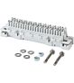ПЛИНТ FK 5110 ДЛЯ КОРОБОК FK 5000 БЕЗВИНТ ТЕХН LSA 105Х26Х22 ДЛЯ 10-ПАРН КАБ HENSEL 26001227