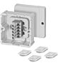 КОРОБКА DP 9025 ДЛЯ К/К IP54 5-ПОЛ 88Х88Х50 СЕР PS С 4ХDPS 02 HENSEL 6000038