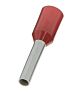НАКОНЕЧНИК КАБЕЛЬНЫЙ ИЗОЛИРОВАННЫЙ 1мм2 КРАСНЫЙ (уп.= 100шт.) BIZLINE BIZ 225003